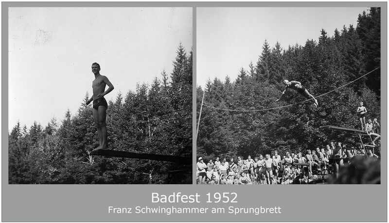 Datei:Waldschwimmbad 1952 02 Badfest Fotos im Besitz von Franz Schwinghammer.jpg