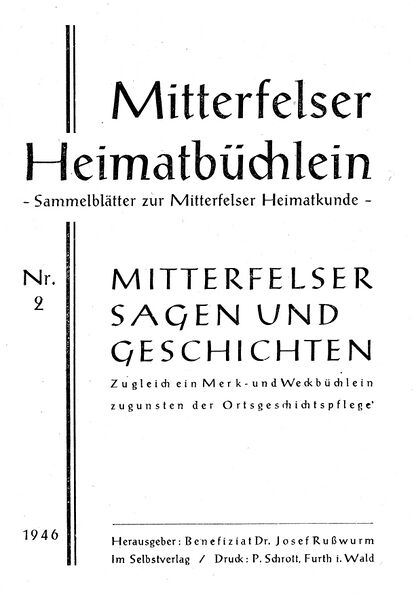 Datei:Mitterfelser Heimatbuechlein Nr 2 Sagen Dr Rußwurm.jpg